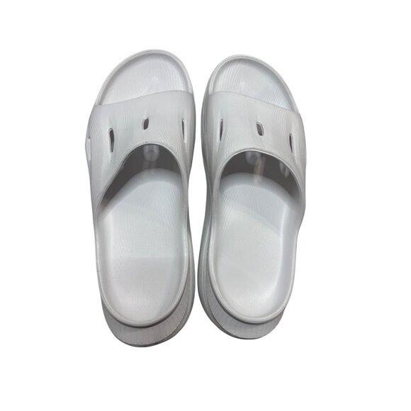 HOKA ORA Recovery Slide Sandals 3 White-sz 10 - Picture 5 of 11